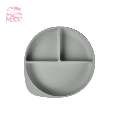 FDA Certified Soft Texture Silicone Food Plate For Toddler