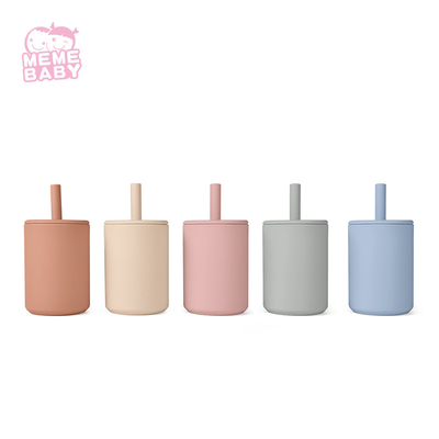Food Grade No Spill Toddler Silicone Cup Sustainable Easy To Clean