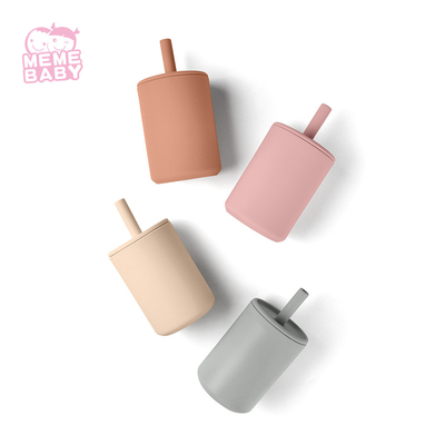 Food Grade No Spill Toddler Silicone Cup Sustainable Easy To Clean