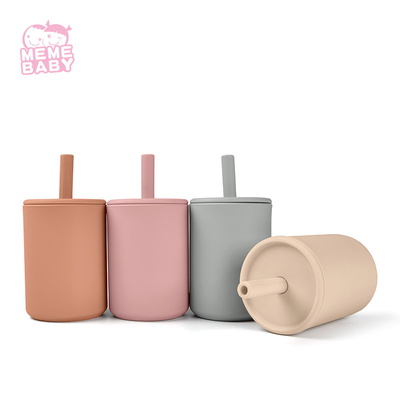 Food Grade No Spill Toddler Silicone Cup Sustainable Easy To Clean