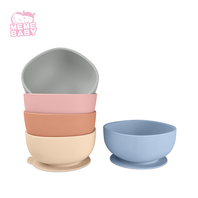 Flexible Silicone Weaning Bowl Tableware With SGS Certificate