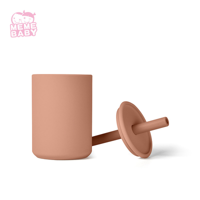 Lightweight Removable Lid Silicone Baby Cup Stain Resistant