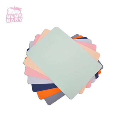 Washable BPA Free Baby Use Silicone Feeding Placemat For Dining Table