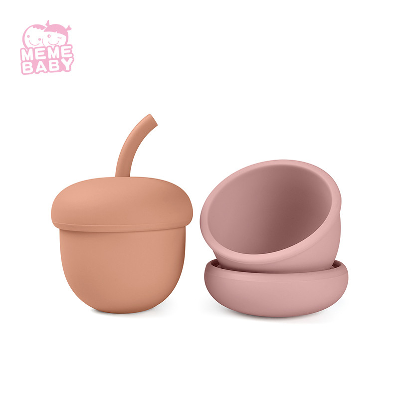 7oz 230 Degree Silicone Straw Cup Baby , Silicone Training Cups Cute Shape
