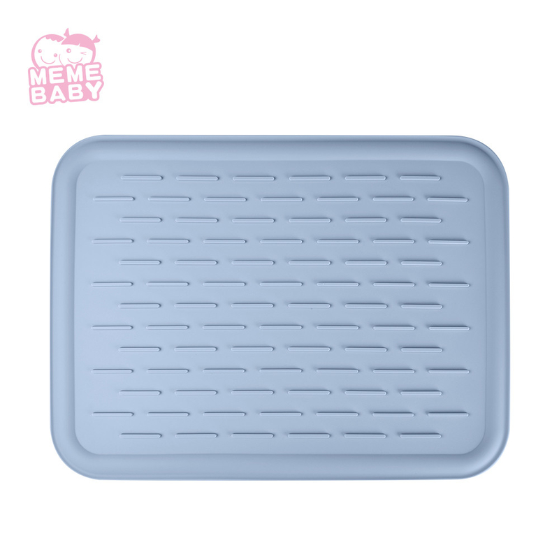 Blue 400mm*300mm Silicone Rubber Table Mats With LFGB Approval